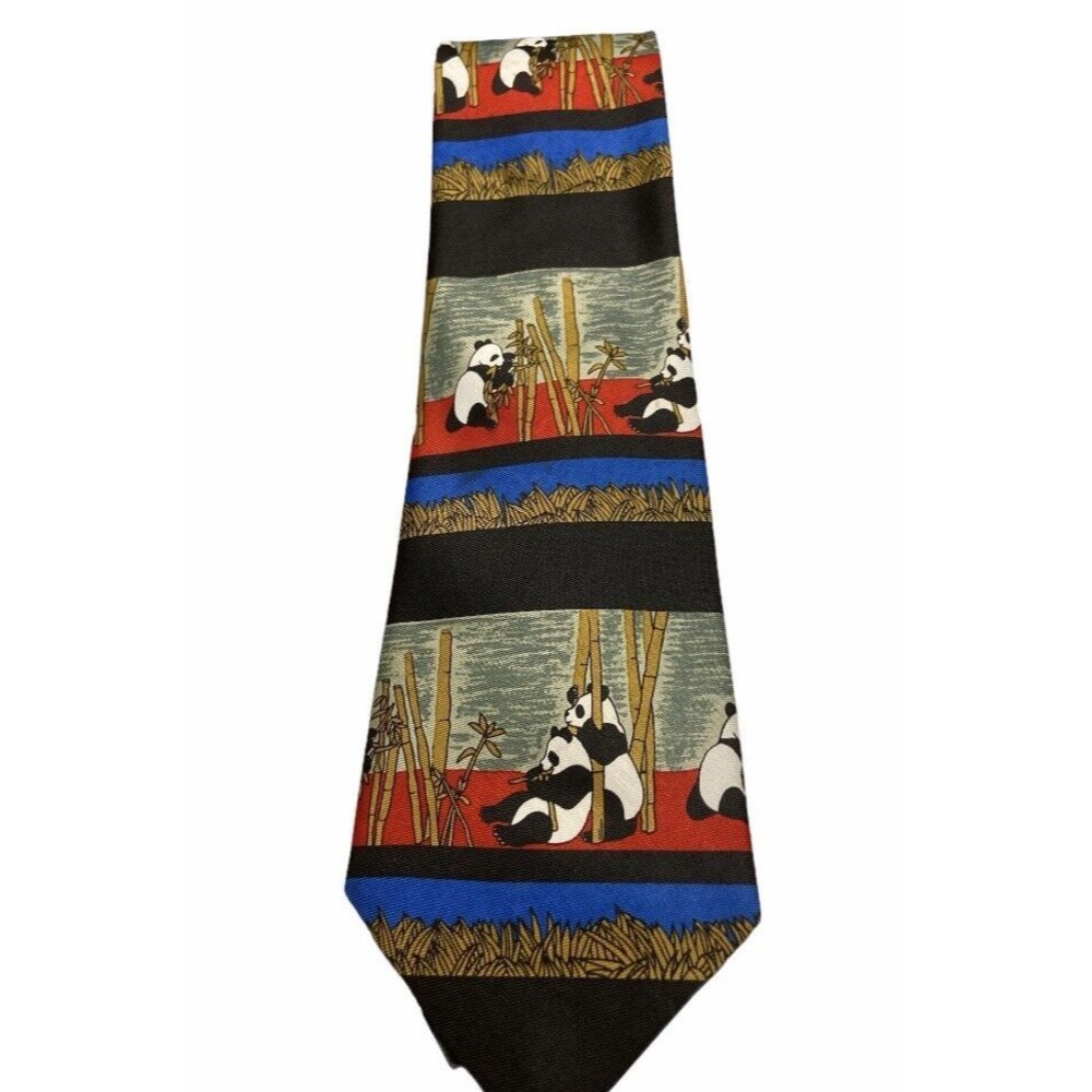 Panda Bear Mens Next Hand Made Necktie